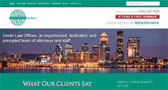 Desktop Screenshot of gershlaw.com